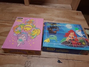 2 Rompecabezas Dorados Vintage 100 Piezas - La Sirenita y Hobnobbins COMPLETOS - Imagen 1 de 20