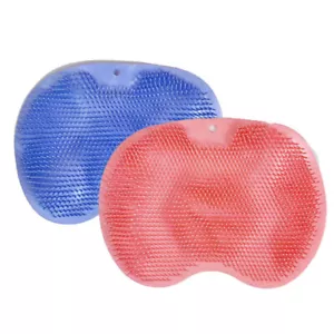 Shower Foot Back Scrubber Massage Pad Body Bath Soft Brush Mat Cleaning Bath - Picture 1 of 19