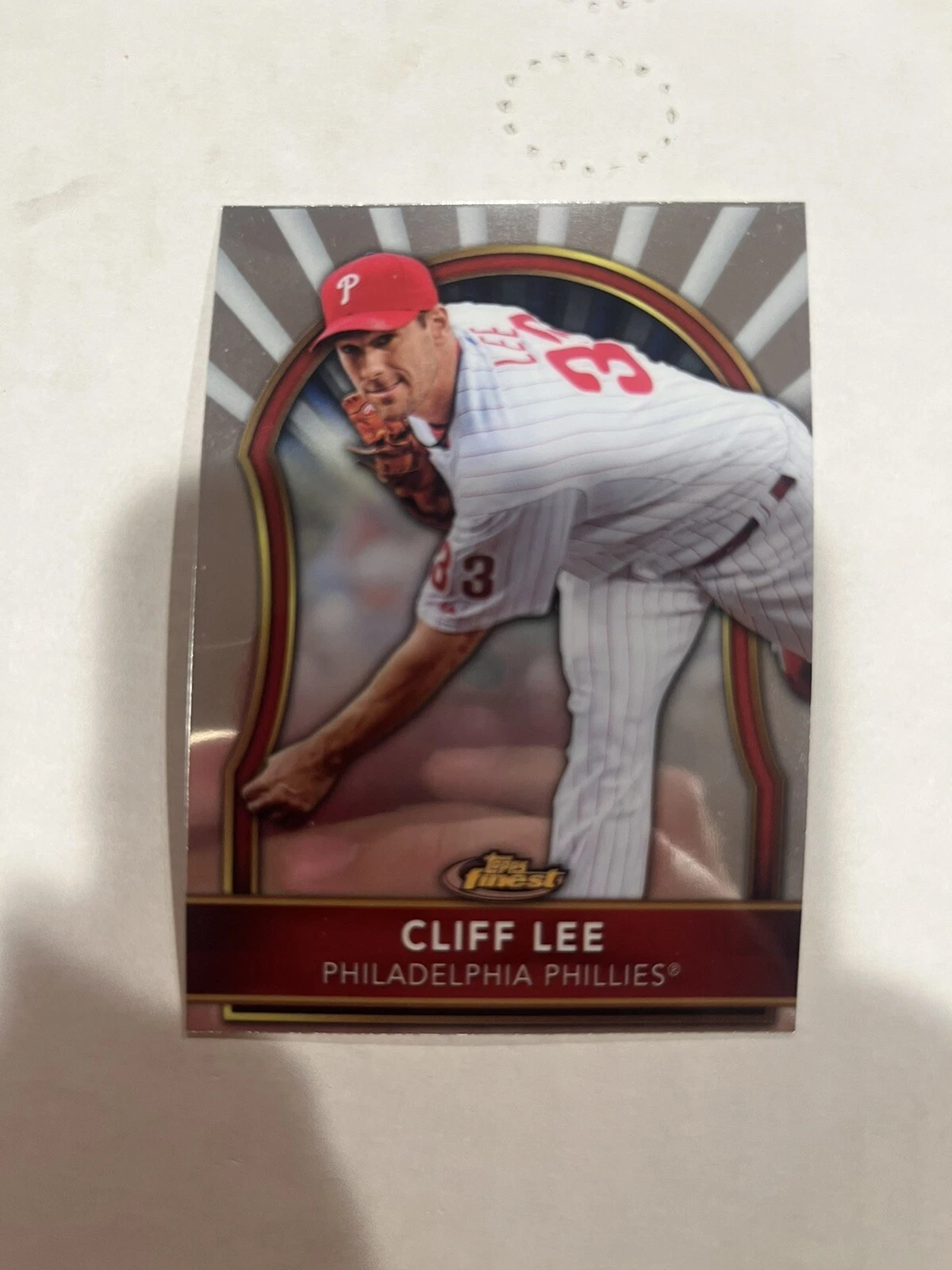 2011 Topps Finest Baseball Card #57 Cliff Lee