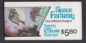 USA 1993 MNH COMPLETE BOOKLET SPACE FANTASY BK207 - Picture 1 of 2