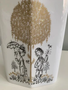 ROSENTHAL Raymond PEYNET Young Lovers VASE Superb Condition VINTAGE 1950s - Picture 1 of 8