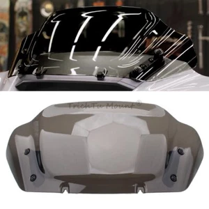 Brown 10" Windshield Windscreen w/Bracket For Harley Street Glide FLHX/I 2024 - Picture 1 of 22
