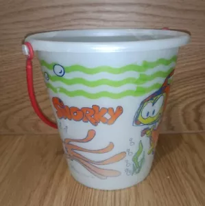 Seau de Plage Snorky / Snorks Vintage Berchet C-5 no Jem PVC Fraggle Rock - Imagen 1 de 6