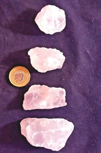 Rose Quartz Mineral Natural A Grade Raw Specimen Gemstone Healing Chakra Piece - Picture 1 of 2