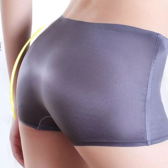 Lote de 5 paquetes de bragas de satén sedoso para mujer ropa interior sin costuras lencería Foto 1 de 4