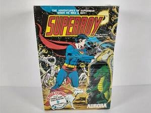 1974 Aurora Comic Scenes Superboy Model Kit # 186 ~ Sealed Box ~ Box Crease - Picture 1 of 10