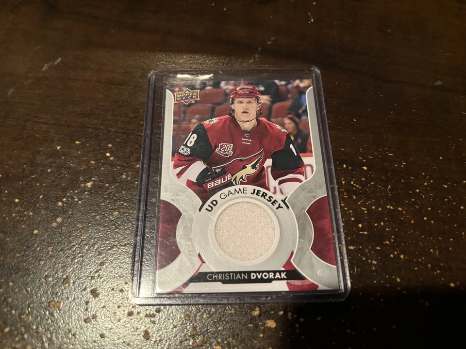 2017-18 Upper Deck UD Game Jersey CHRISTIAN DVORAK #GJ-CD - Image 1 of 1