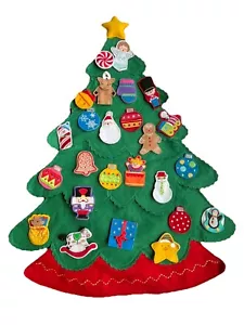 Hallmark Keepsake 2004 Niños Cuenta Regresiva para Navidad Calendario de Adviento Fieltro Árbol - Imagen 1 de 12