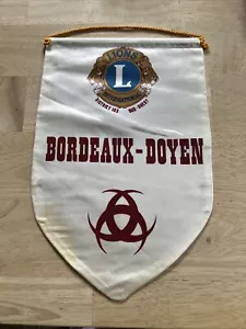 Lions Club International Banner Flagge District 103-Suo-ouest Bordeaux-Doyen. Sehr guter Zustand - Bild 1 von 10