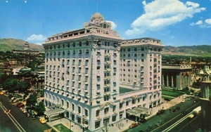 Hotel Utah, Salt Lake City, Utah Vintage Chrome PC - Picture 1 of 2