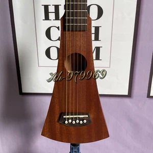 Guitarra Acústica de Viaje Backpacker 25 Aniversario Madera Maciza Completa de Caoba - Imagen 1 de 9