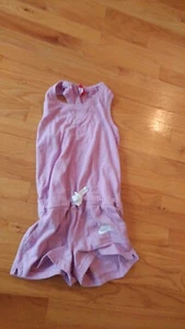 Girl's NIKE Shorts Sz SMall one piece Shorts Jumper Purple Tank - Picture 1 of 2