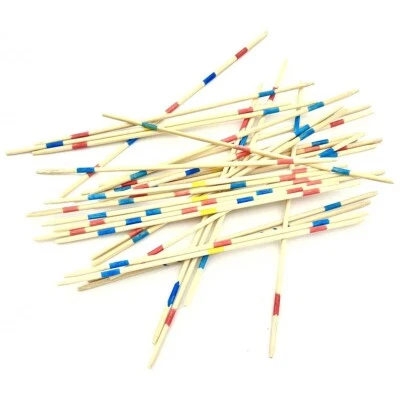 B&G Holz Mikado Spiel in Holzbox mit 31 Stäbchen