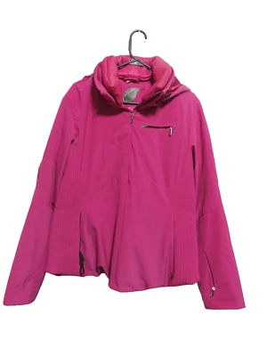 SPYDER PRIMALOFT MUJER ESQUÍ SNOWBOARD ABRIGO CHAQUETA CAPUCHA PÚRPURA TALLA 16 USADO EN EXCELENTE ESTADO Foto 1 de 4