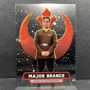2016 TOPPS CHROME STAR WARS HEROES OF THE RESISTANCE MAJOR BRANCE #4/18 - Imagen 1 de 2