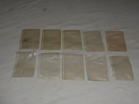 OEM TURBO GRAFX 16 HU CARD SLEEVES LOT OF 10 TURBOGRAFX NEC