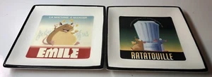 2007 Disney Pixar Bon Appetit Ratatouille Dessert Appetizer 6” Plate Set 2 - Picture 1 of 9