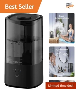 Compact 2L Ultrasonic Humidifier with 360° Nozzle - Perfect for Kids' Rooms - Picture 1 of 9