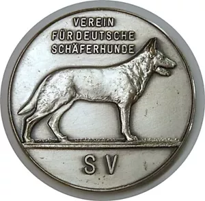 Association For German Shepherds Medal SV Dem Verdienste Silver Pltd Bronze - Picture 1 of 2