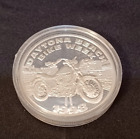 1998 Daytona Beach Bike Week 1 oz Fine Silver Round 999 Coin