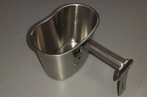 CUP CANTEEN STAINLESS STEEL - NEW MADE REPRODUCTION VIETNAM TO MODERN, CAMPING - Picture 1 of 2