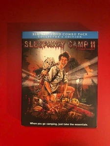 Sleepaway Camp 2 - Unhappy Campers W/ OOP Slipcover Blu Ray/Dvd Scream Factory - Picture 1 of 4