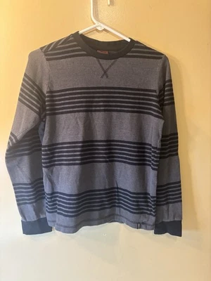 Футболка HAWK для мальчиков размер XL, 18-20 в полоску с длинным рукавом обычный воротникless - Изображение 1 из 3