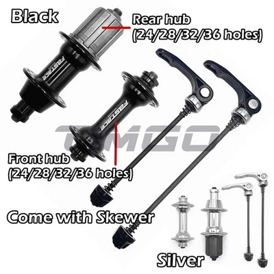 Cojinete sellado de buje Fastace 24/28/32/36 orificios freno de llanta 8/9/10 velocidades buje libre Foto 1 de 4