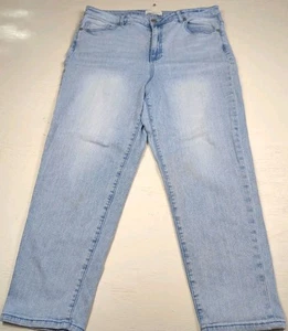 Eloquii hellblau Denim Damengröße 16 Plus Jeans - Bild 1 von 8