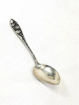 Cuchara de recuerdo miniatura de plata esterlina Florida naranjas 3 3/8" 10 g ~ S14H Foto 1 de 4