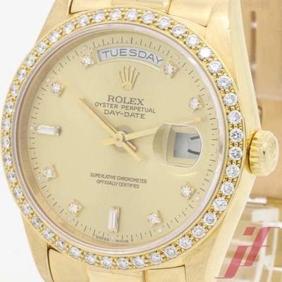 Rolex DayDate 36 mm mit Diamanten Rev. 11/2024 Ref. 18238 - Bild 1 von 4