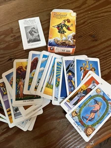 Radiant Rider- Waite Tarot Deck Recolored Version Of Original- 2003 - Picture 1 of 4