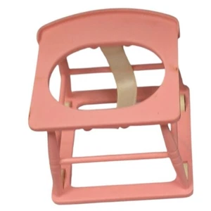 Vintage 1988 LGTI Lewis Galoob rosa Puppenstuhl Lauflernwagen mit cremefarbenem Gurt - Bild 1 von 6