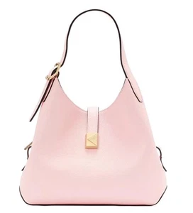 Kate Spade Deco Cuero Hobo Pastelería Rosa Cuero Bolso de Mano Bolso de Hombro Cartera Nuevo con Etiquetas - Imagen 1 de 5
