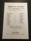 10.3.1986. Halesowen Town v Harrisons, (West Mids Regional League), S/Sheet.