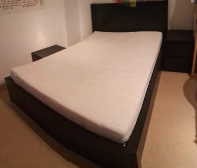 Bett IKEA MALM schwarz / Selbstdemontage - Bild 1 von 4
