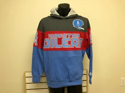 HOUSTON OILERS STARTER/CHAQUETA/SUDADERA CON CAPUCHA RETRO EXTREME FIREBALL S M L XL XXL NUEVO SIN ETIQUETAS Foto 1 de 4