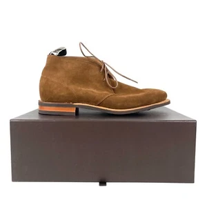 RM Williams Kingscliff Boots Mens AU/UK 8 US 9 EU 42 Cedar Suede Almond Toe New - Picture 1 of 12