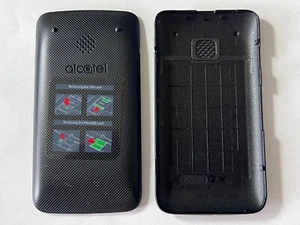NEW Alcatel Go Flip V 4044 4044T 4051s 4051 Black Battery Door Rear Cover OEM - Picture 1 of 1