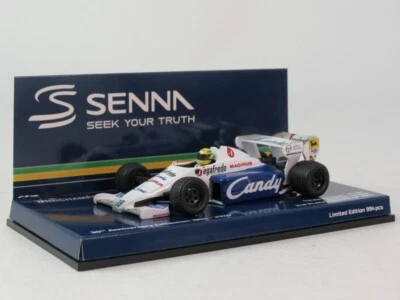 Minichamps Toleman Hart TG184 #19 Ayrton Senna Monaco 1984 DIRTY 1/43 540843399 - Immagine 1 di 4
