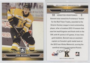 2014 ITG Draft Prospects Bronze /25 Sam Bennett #1