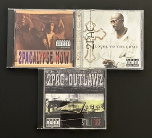 2Pac 3CD Lot Loyal To The Game Still I Rise 2Pacalypse Now Used VG Rap Hip Hop