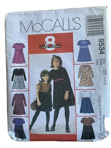 Vintage Schnittmuster McCalls 9534 3 4 5 8 Looks Easy Pattern Kleid - Bild 1 von 2