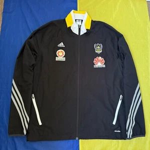 WELLINGTON PHOENIX PRE-MATCH 2013 SOCCER FOOTBALL TRECK JACKET ADIDAS Sz.M - Picture 1 of 15