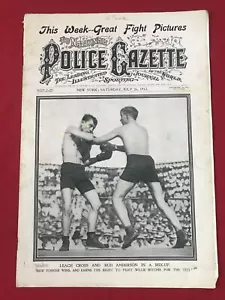 Gazzetta della polizia 26 luglio 1913 �� Leach Cross Bud Anderson Joe Rivers Matt Mgrath - Foto 1 di 10