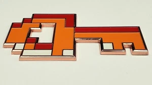 Legend of Zelda Diecast Metal 8 Bit Boss Key Replica by Toynk - Picture 1 of 7