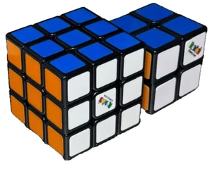 Official Rubik's Cube 3x3 + 2x2 Vintage Pre-Speed Cube - All Stickers Intact - Picture 1 of 4