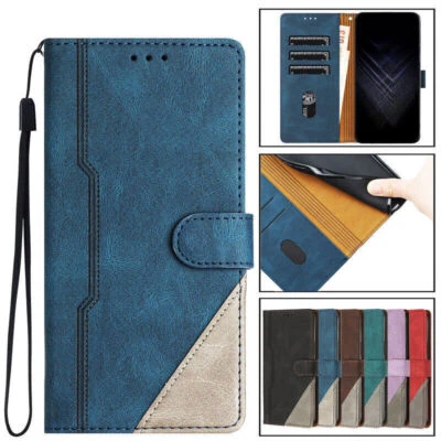 Splice Leather Wallet Phone Case For OnePlus 13 12 11 9 10 ACE 5 N20 N30 Nord 4 - Image 1 of 4