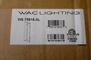 WAC Lighting WS-75818 Wedge Single Light 18" Wide Integrated LED Bath Sconce wit - Picture 1 of 1