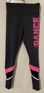 Justice Active, Girls, 14/16, Gray, “Dance”, Stretchy, Spandex, Leggings! A2779 - Picture 1 of 3